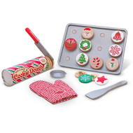 Melissa & Doug Slice and Bake Wooden Christmas Cookie Play Food Set